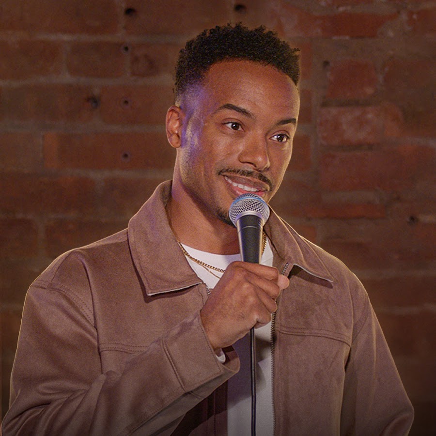 Jourdain Fisher performing stand-up